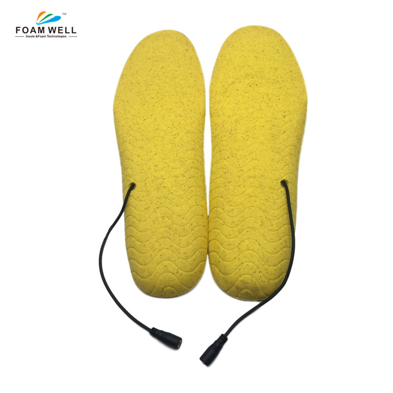 Calentadores de pies recargables USB Plantillas térmicas para zapatos