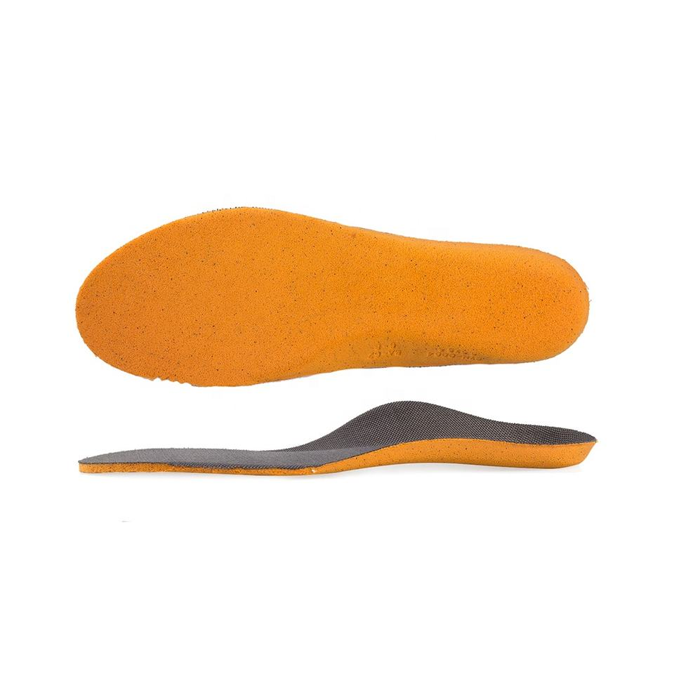 Plantillas ortopédicas de soporte de arco de espuma de PU de alta calidad personalizadas para zapatos