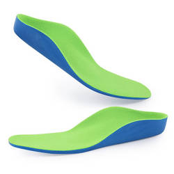 Plantillas ortopédicas para zapatos Niños Soporte de arco de pie plano Esponja Transpirable Salud Cuidado de los pies Plantilla de PU